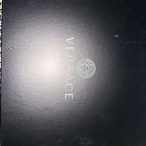 Versace purple satin platform heels!!